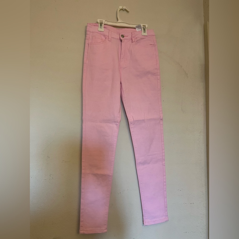 SHEIN Light Pink Skinny Jeans